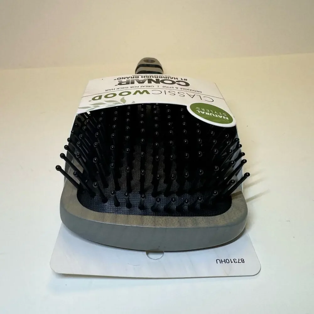 CONAIR Natural Stylers’ Classic Wood Hairbrush
